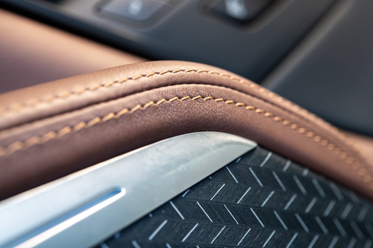 Luxurious leather interior