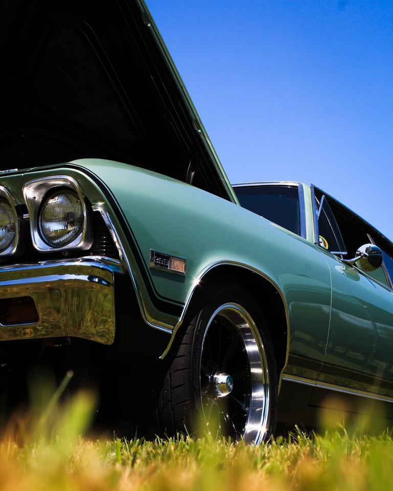 Classic car detail