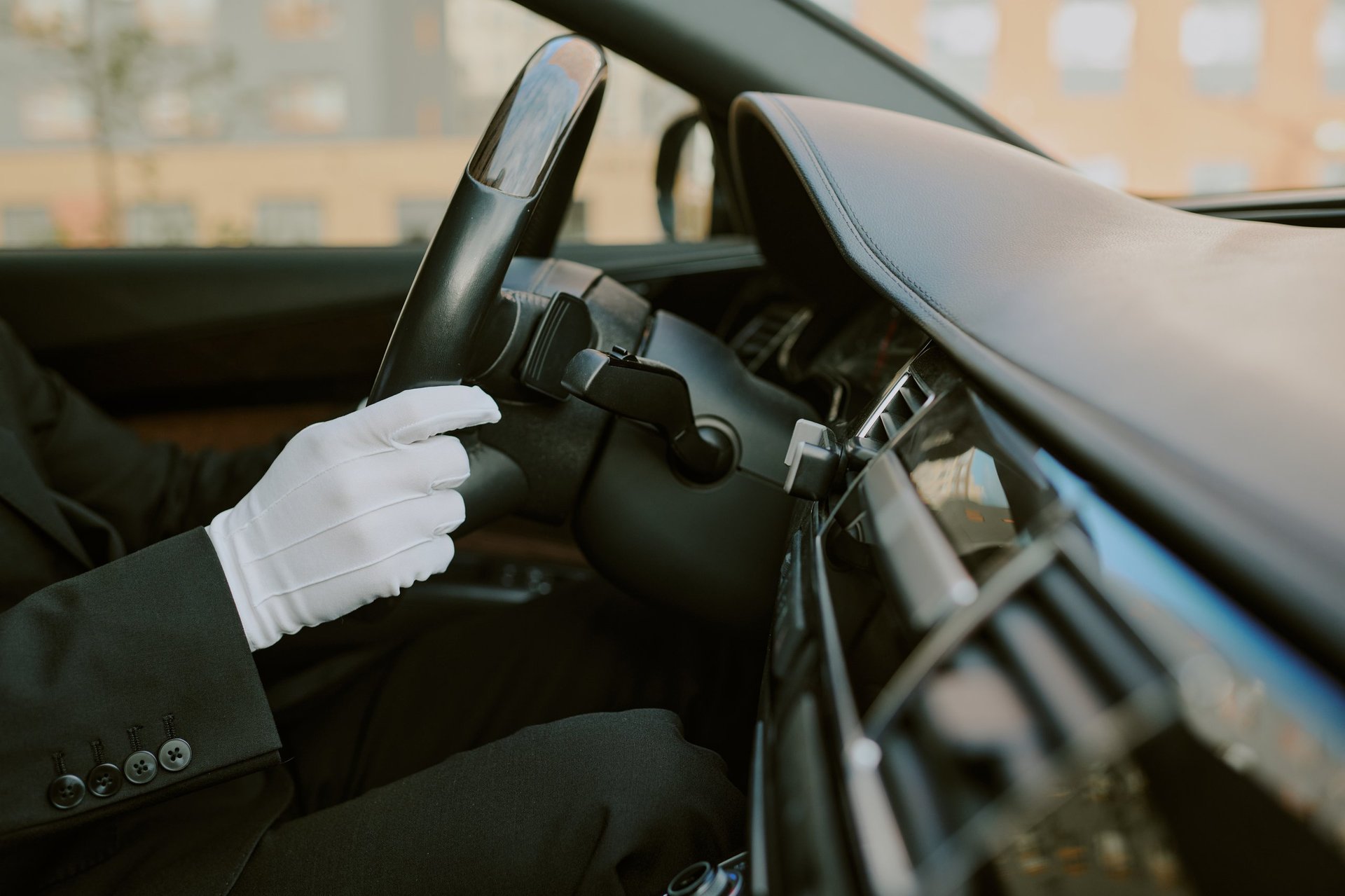 Luxury car interior